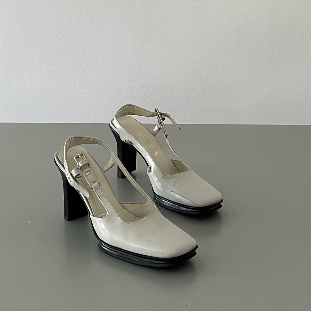 Prada White Pumps Y2K